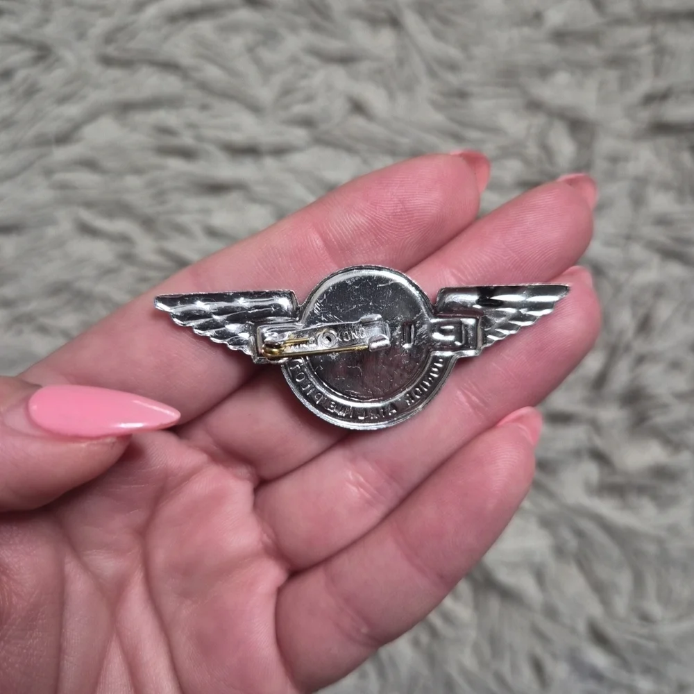 Vintage Junior Airline Pilot Metal Pin Jewelry Hong Kong Winged ✨️💫